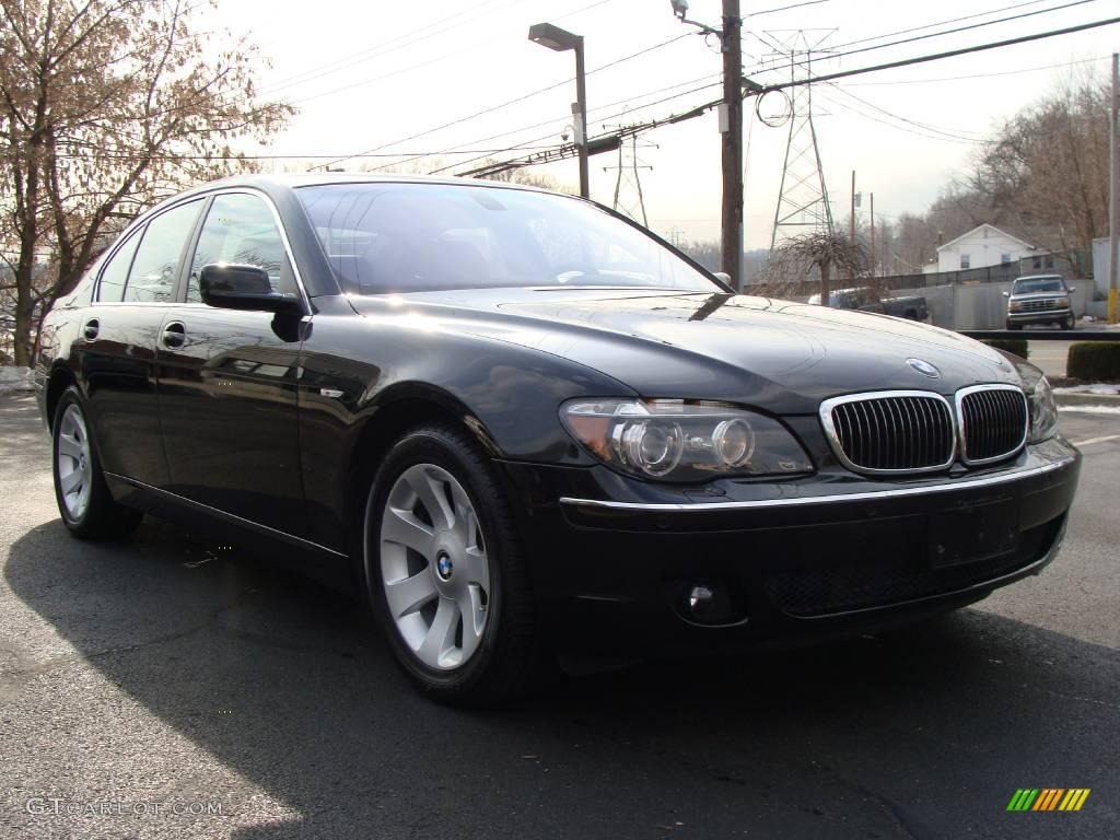 2006 7 Series 750i Sedan - Jet Black / Black/Black photo #3