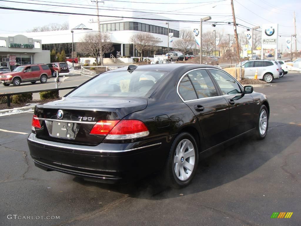 2006 7 Series 750i Sedan - Jet Black / Black/Black photo #4