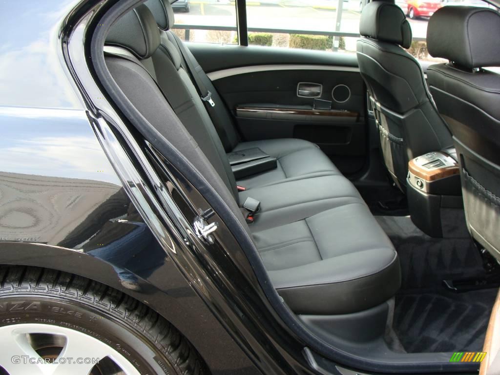 2006 7 Series 750i Sedan - Jet Black / Black/Black photo #10