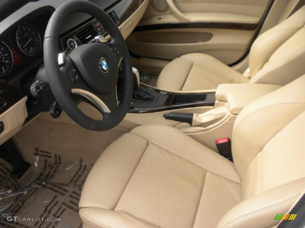 2009 3 Series 328i Sedan - Alpine White / Cream Beige Dakota Leather photo #6