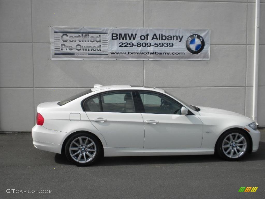 2009 3 Series 328i Sedan - Alpine White / Cream Beige Dakota Leather photo #23