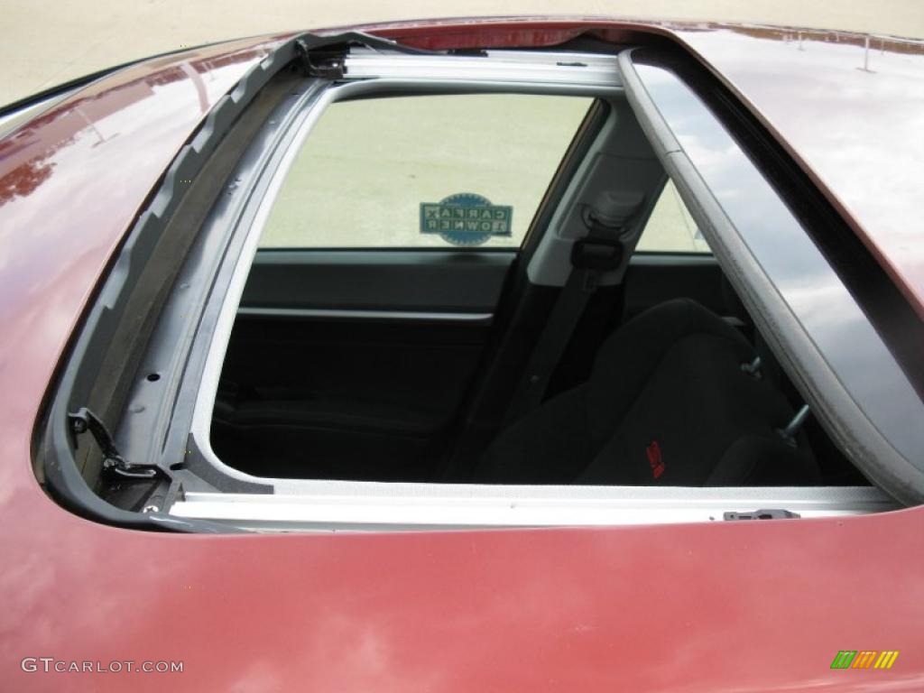 2007 Civic Si Sedan - Habanero Red Pearl / Black photo #11