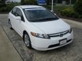 2007 Taffeta White Honda Civic LX Sedan  photo #1
