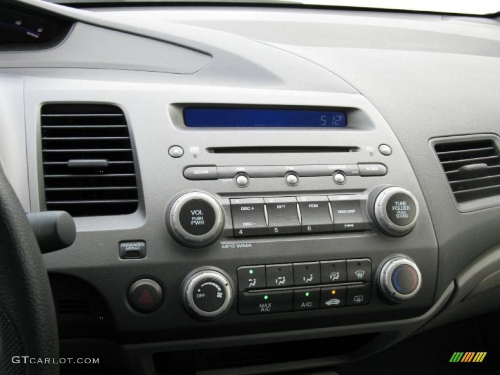 2007 Civic LX Sedan - Atomic Blue Metallic / Gray photo #17