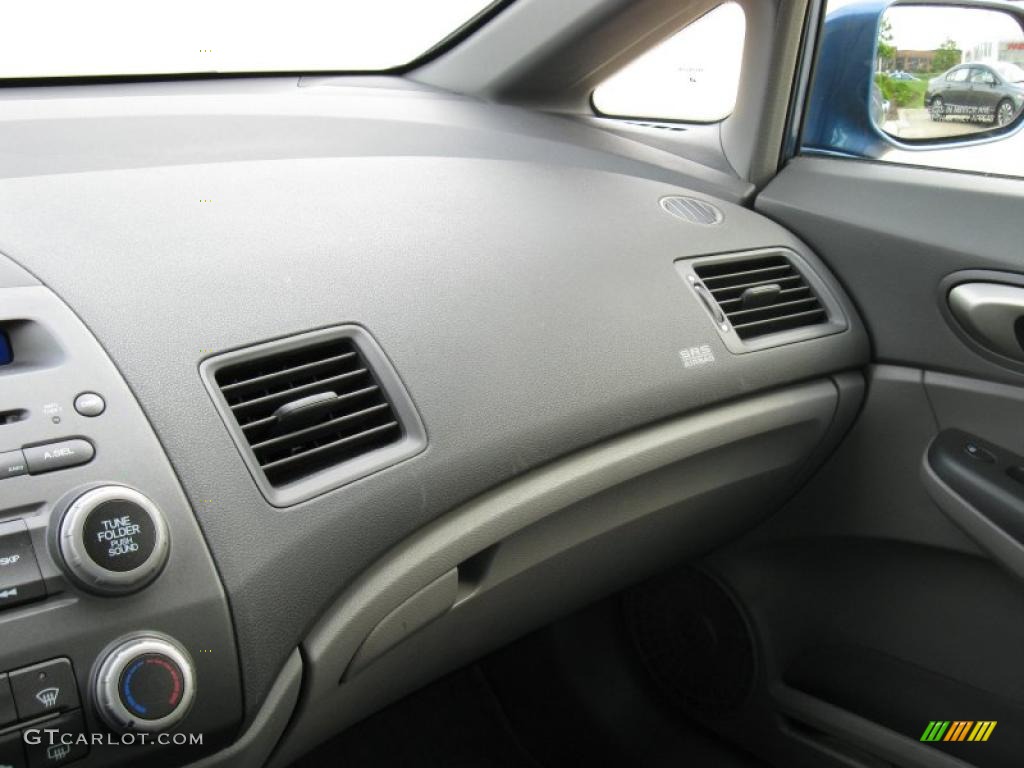 2007 Civic LX Sedan - Atomic Blue Metallic / Gray photo #18