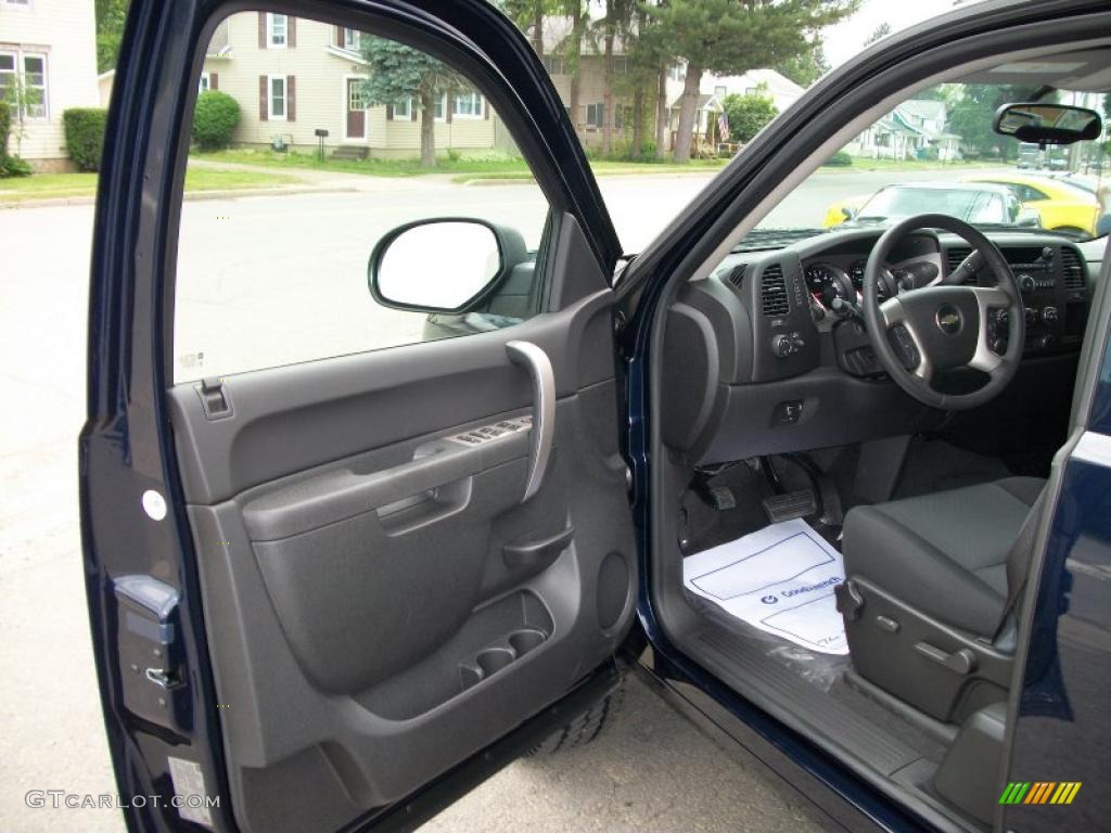 2010 Silverado 2500HD LT Extended Cab 4x4 - Imperial Blue Metallic / Ebony photo #23