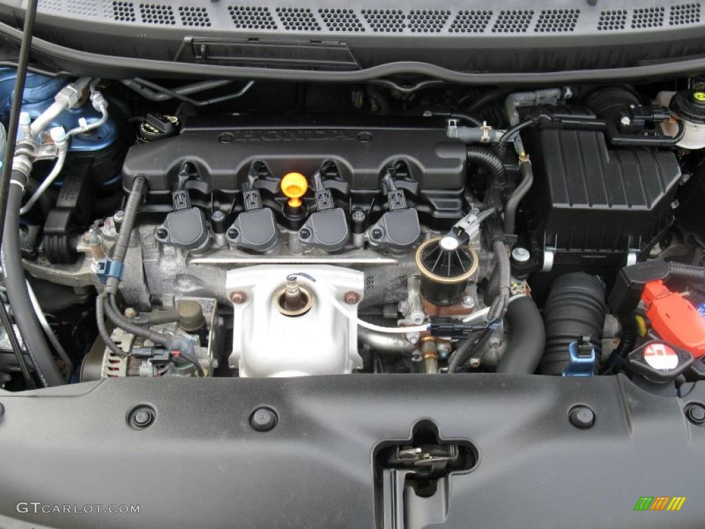 2007 Civic LX Sedan - Atomic Blue Metallic / Gray photo #25