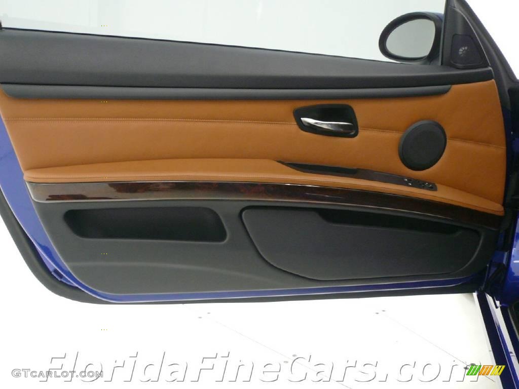 2007 3 Series 335i Coupe - Montego Blue Metallic / Saddle Brown/Black photo #11