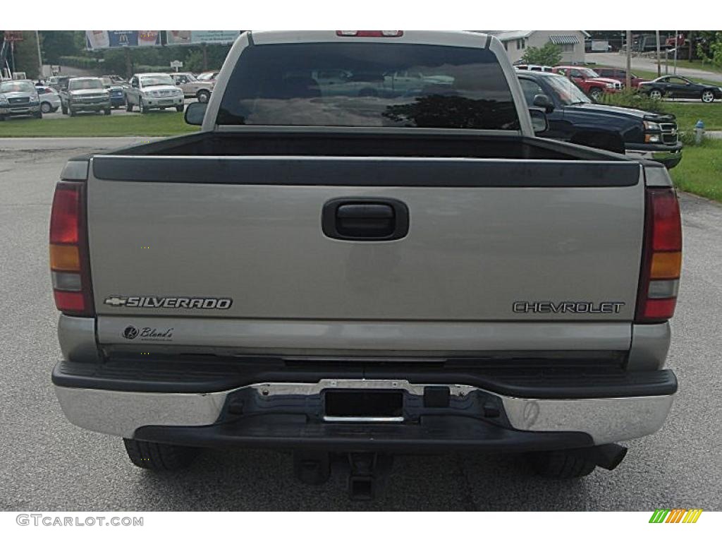 2002 Silverado 2500 LS Crew Cab 4x4 - Medium Charcoal Gray Metallic / Graphite photo #12