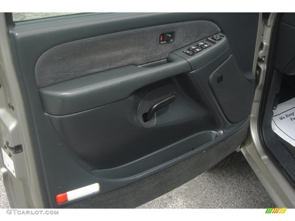 2002 Silverado 2500 LS Crew Cab 4x4 - Medium Charcoal Gray Metallic / Graphite photo #26
