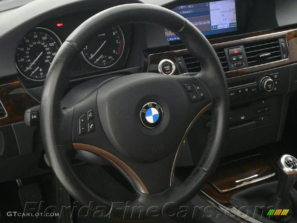 2007 3 Series 335i Coupe - Montego Blue Metallic / Saddle Brown/Black photo #18
