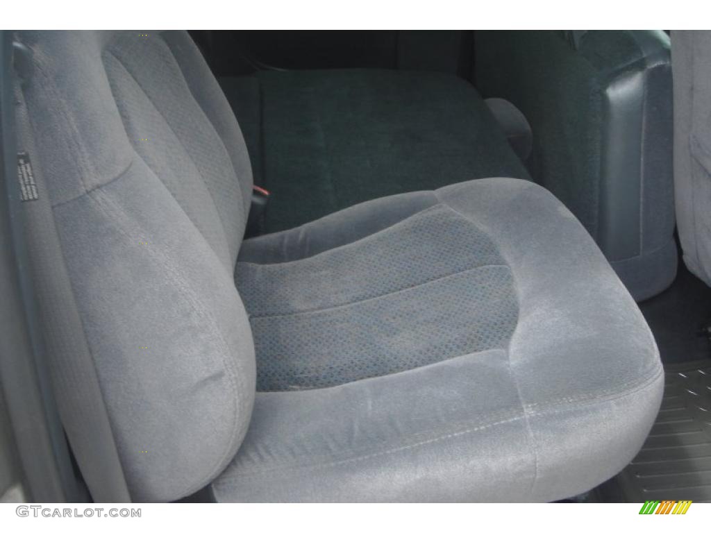 2002 Silverado 2500 LS Crew Cab 4x4 - Medium Charcoal Gray Metallic / Graphite photo #46
