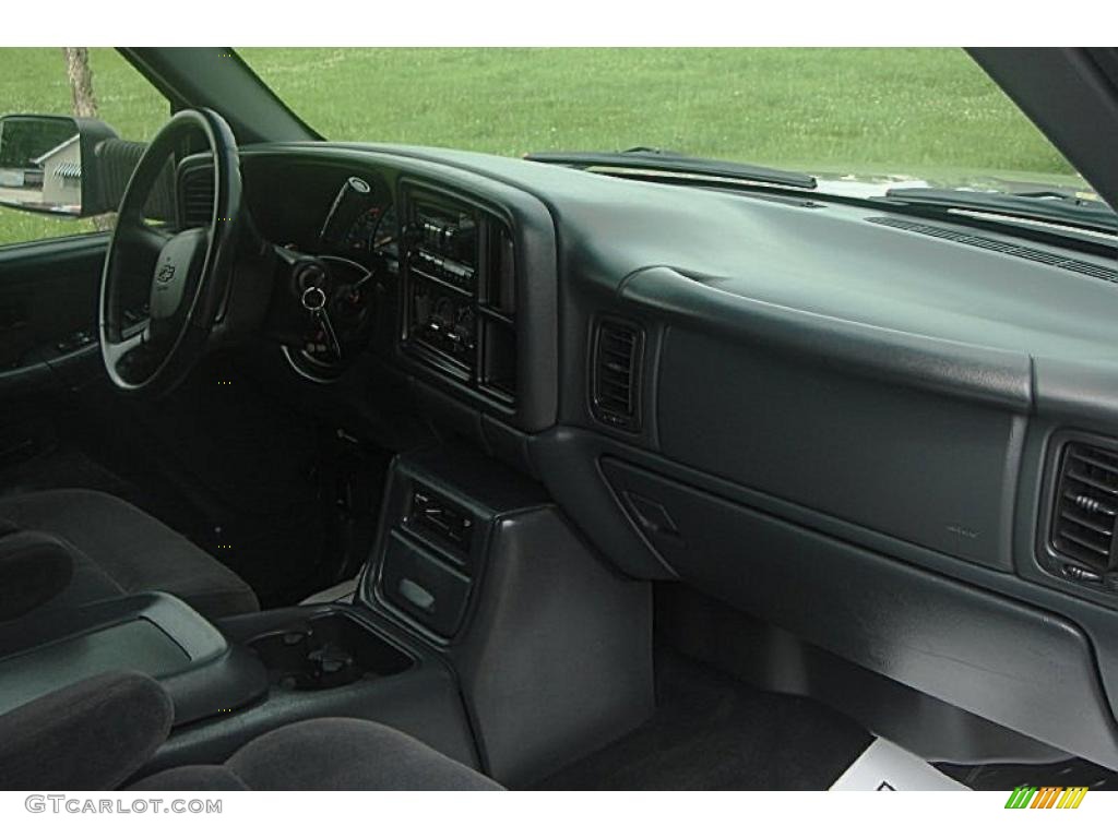 2002 Silverado 2500 LS Crew Cab 4x4 - Medium Charcoal Gray Metallic / Graphite photo #50