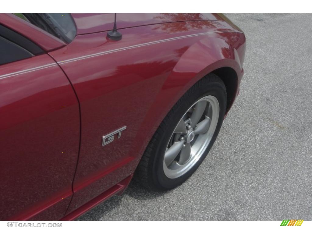 2005 Mustang GT Premium Coupe - Redfire Metallic / Dark Charcoal photo #7