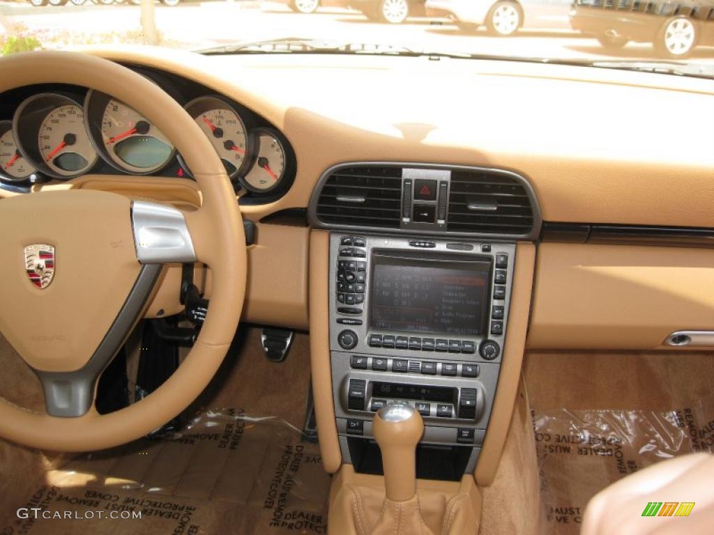 2007 911 Carrera Cabriolet - Midnight Blue Metallic / Sand Beige photo #15