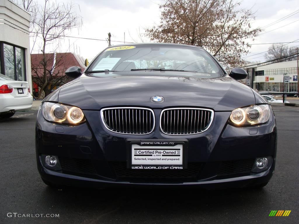2007 3 Series 328xi Coupe - Monaco Blue Metallic / Grey photo #2