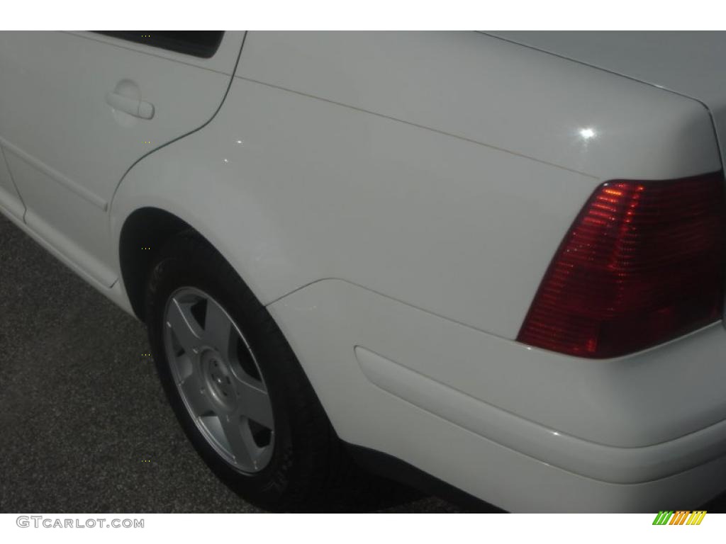 2000 Jetta GLS Sedan - Cool White / Beige photo #5