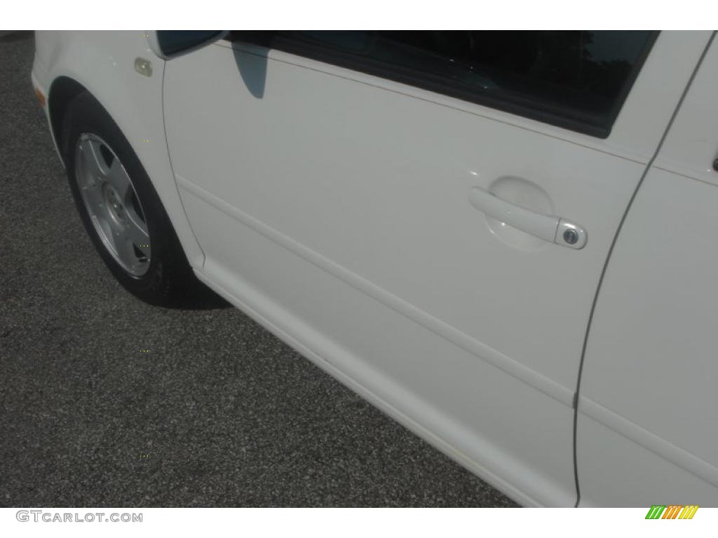 2000 Jetta GLS Sedan - Cool White / Beige photo #7