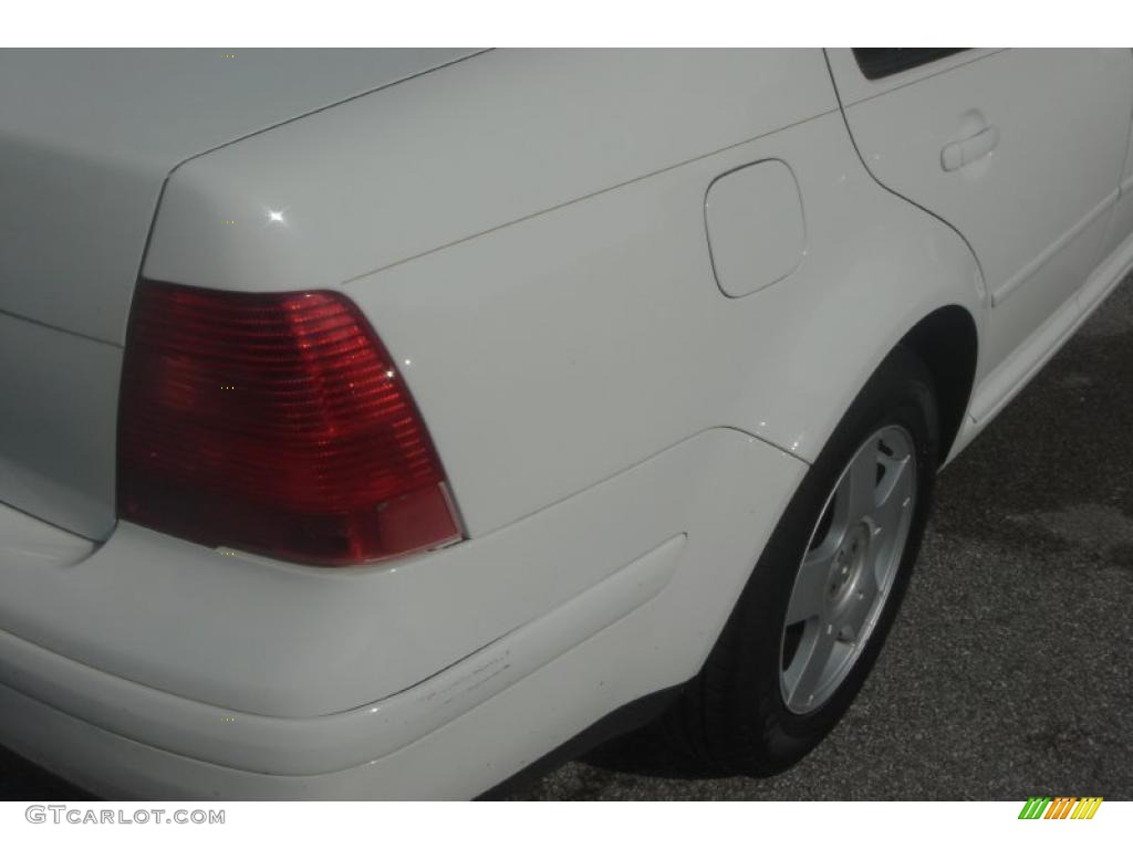 2000 Jetta GLS Sedan - Cool White / Beige photo #22