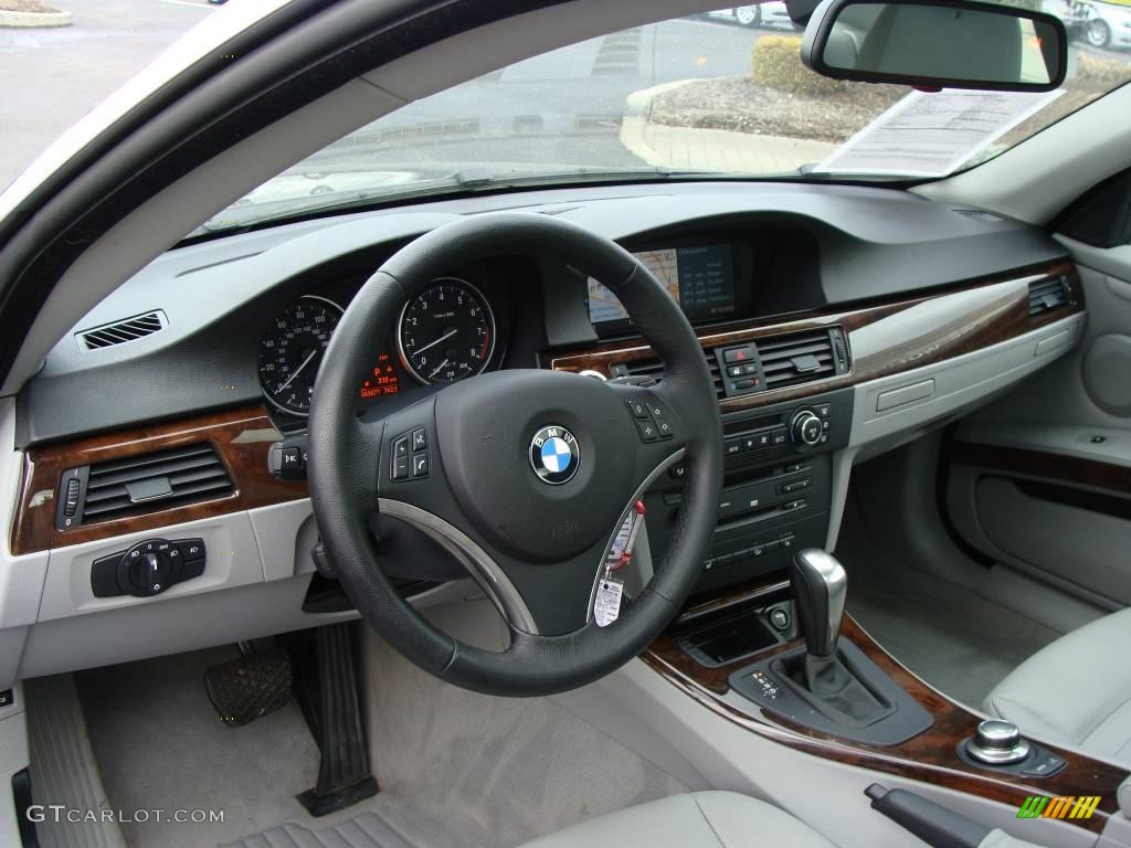 2007 3 Series 328xi Coupe - Monaco Blue Metallic / Grey photo #11