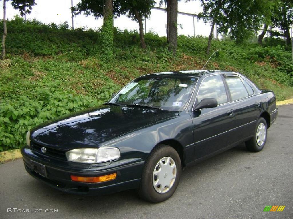 1994 Camry DX Sedan - Dark Emerald Pearl / Beige photo #1