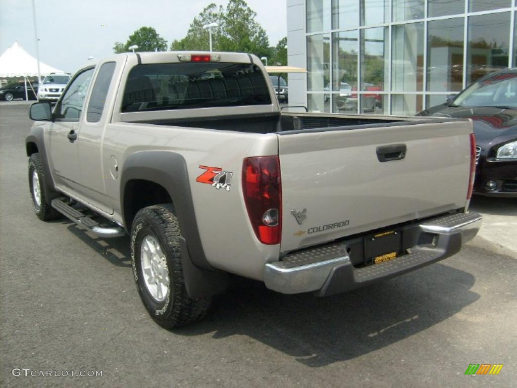 2005 Colorado Z71 Extended Cab 4x4 - Silver Birch Metallic / Sandstone photo #7