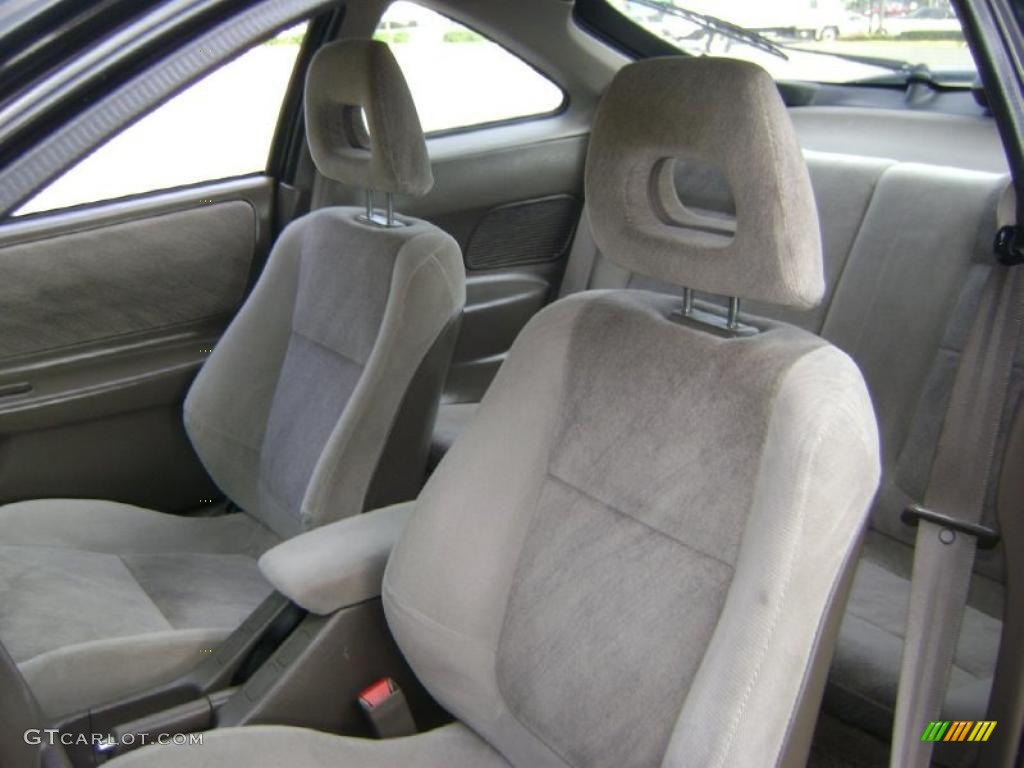 1997 Integra LS Coupe - Flamenco Black Pearl Metallic / Gray photo #13