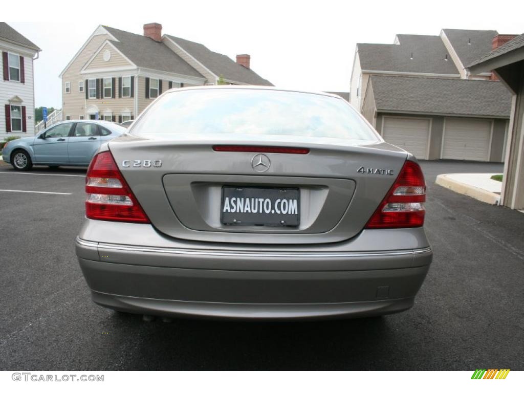 2007 C 280 4Matic Luxury - Pewter Metallic / Black photo #5