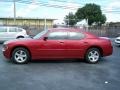 2008 Inferno Red Crystal Pearl Dodge Charger SE  photo #7