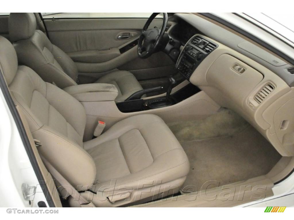 1999 Accord EX V6 Coupe - Taffeta White / Ivory photo #13