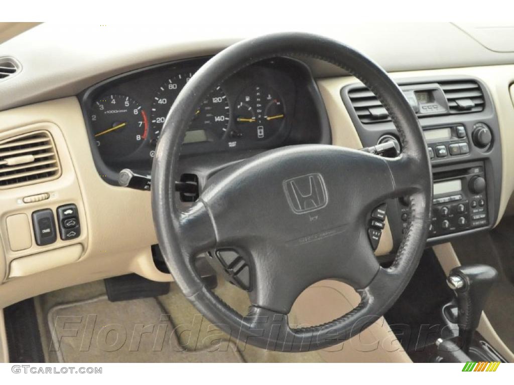 1999 Accord EX V6 Coupe - Taffeta White / Ivory photo #15