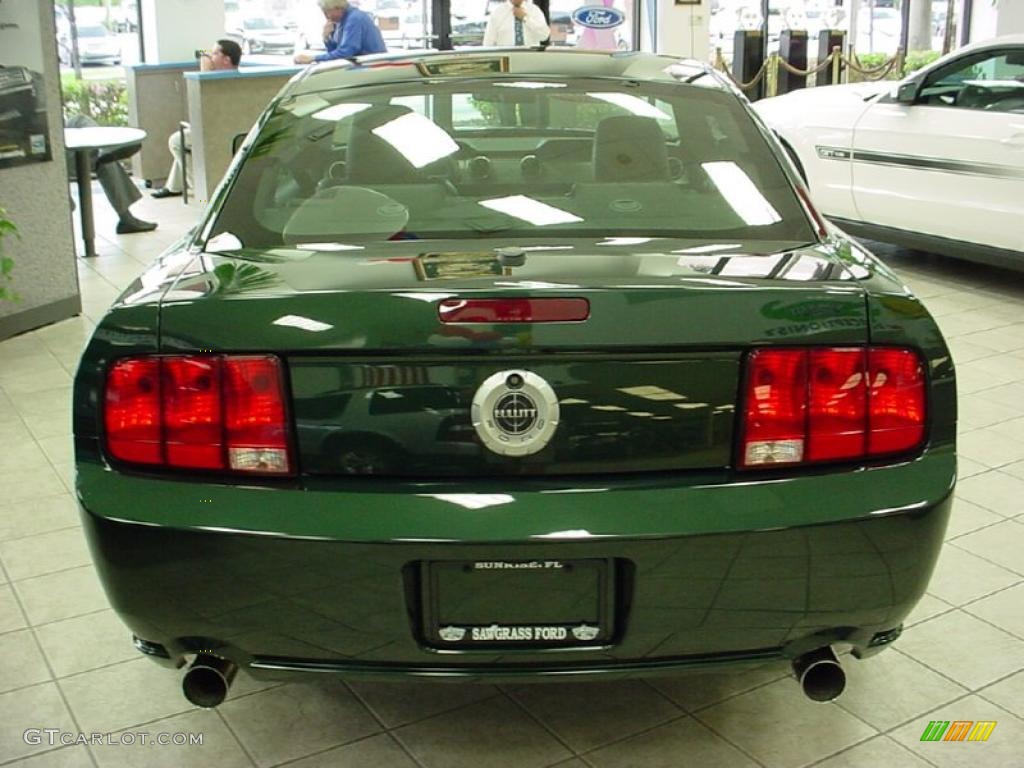 2008 Mustang Bullitt Coupe - Highland Green Metallic / Dark Charcoal photo #4