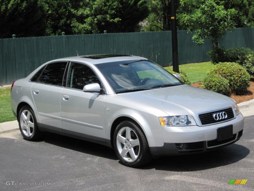 2003 A4 3.0 quattro Sedan - Light Silver Metallic / Ebony photo #13