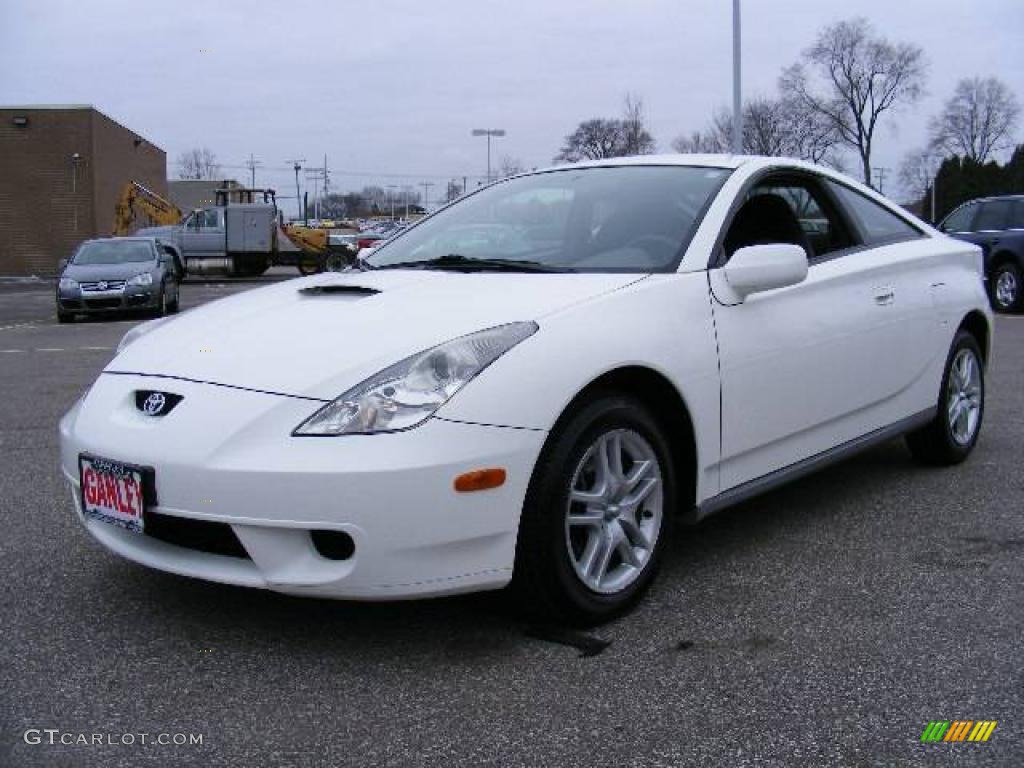 2001 Celica GT - Super White / Black/Red photo #1