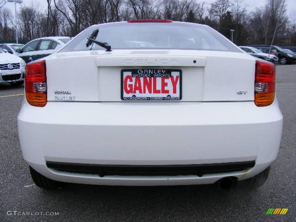 2001 Celica GT - Super White / Black/Red photo #4