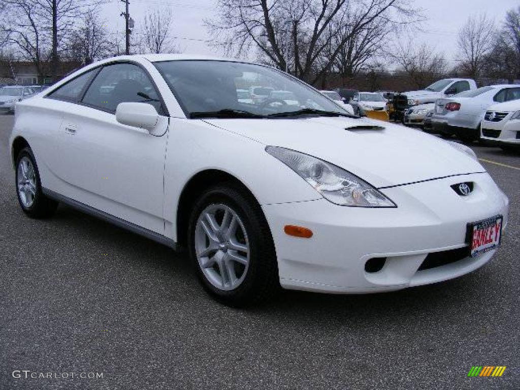 2001 Celica GT - Super White / Black/Red photo #7