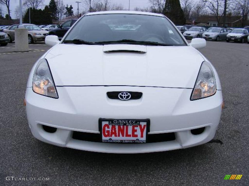 2001 Celica GT - Super White / Black/Red photo #8