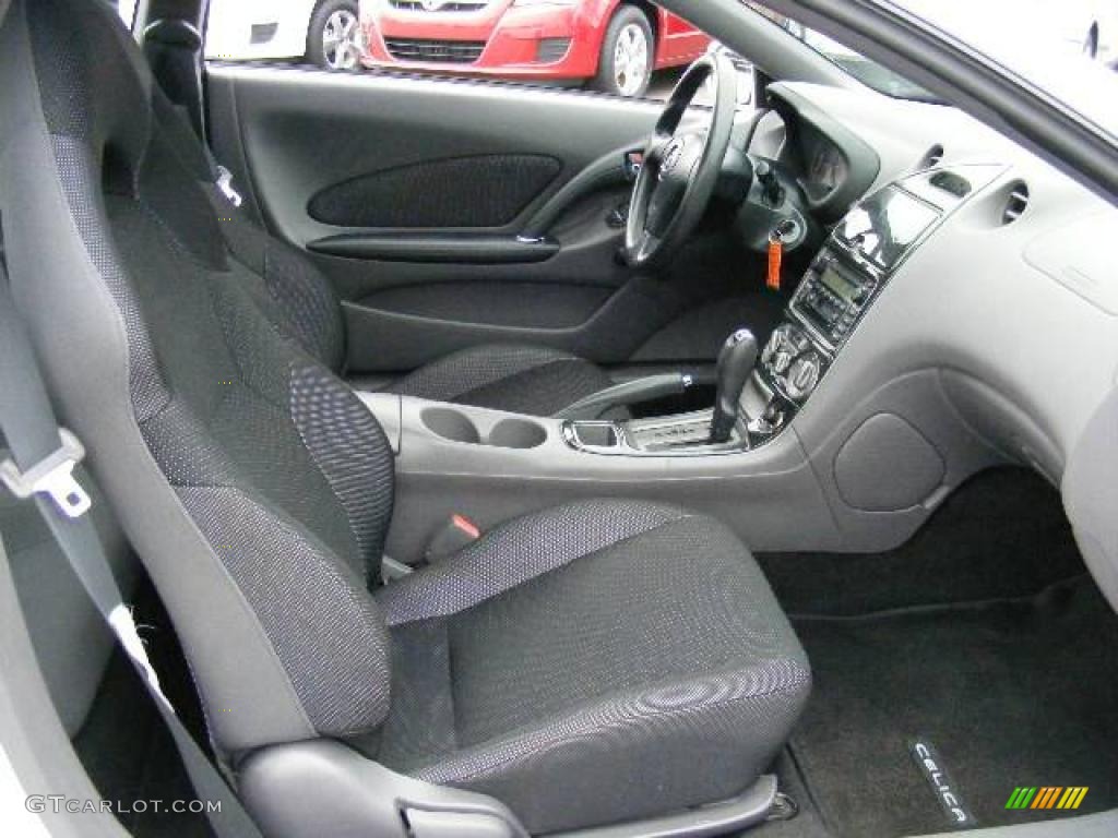 2001 Celica GT - Super White / Black/Red photo #13