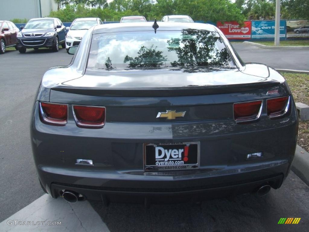 2010 Camaro SS/RS Coupe - Cyber Gray Metallic / Gray photo #10