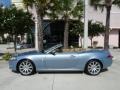 2007 Frost Blue Metallic Jaguar XK XK8 Convertible  photo #3