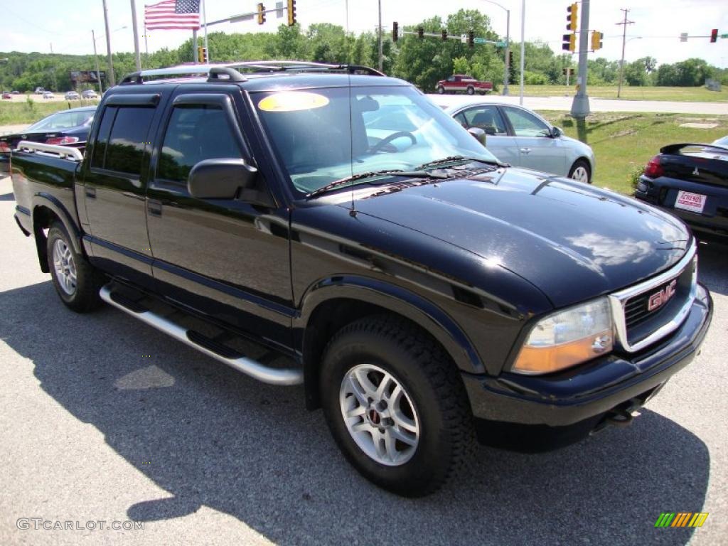 2003 Sonoma SLS ZR5 Crew Cab 4x4 - Onyx Black / Graphite photo #9