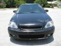 1999 Flamenco Black Pearl Honda Civic EX Coupe  photo #2