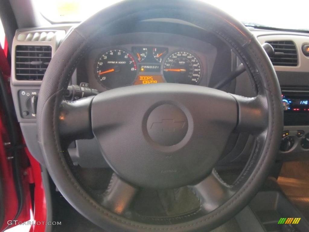 2005 Colorado LS Extended Cab - Victory Red / Medium Dark Pewter photo #15