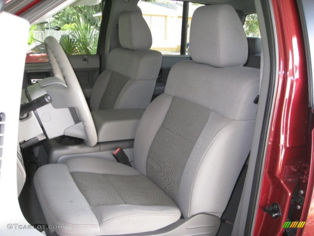 2005 F150 XLT SuperCrew 4x4 - Dark Toreador Red Metallic / Medium Flint/Dark Flint Grey photo #23