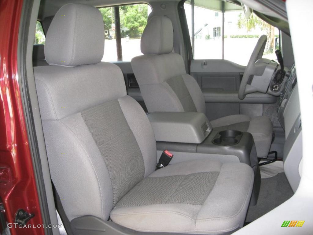 2005 F150 XLT SuperCrew 4x4 - Dark Toreador Red Metallic / Medium Flint/Dark Flint Grey photo #24
