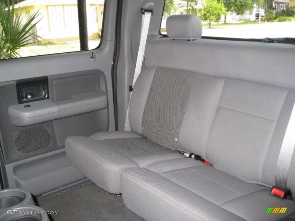2005 F150 XLT SuperCrew 4x4 - Dark Toreador Red Metallic / Medium Flint/Dark Flint Grey photo #26
