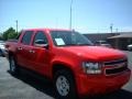 2007 Victory Red Chevrolet Avalanche LS  photo #3