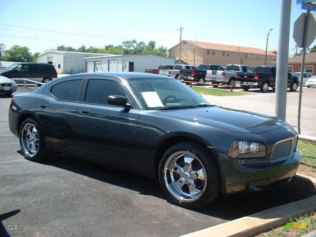 2008 Charger SE - Steel Blue Metallic / Dark Slate Gray photo #3