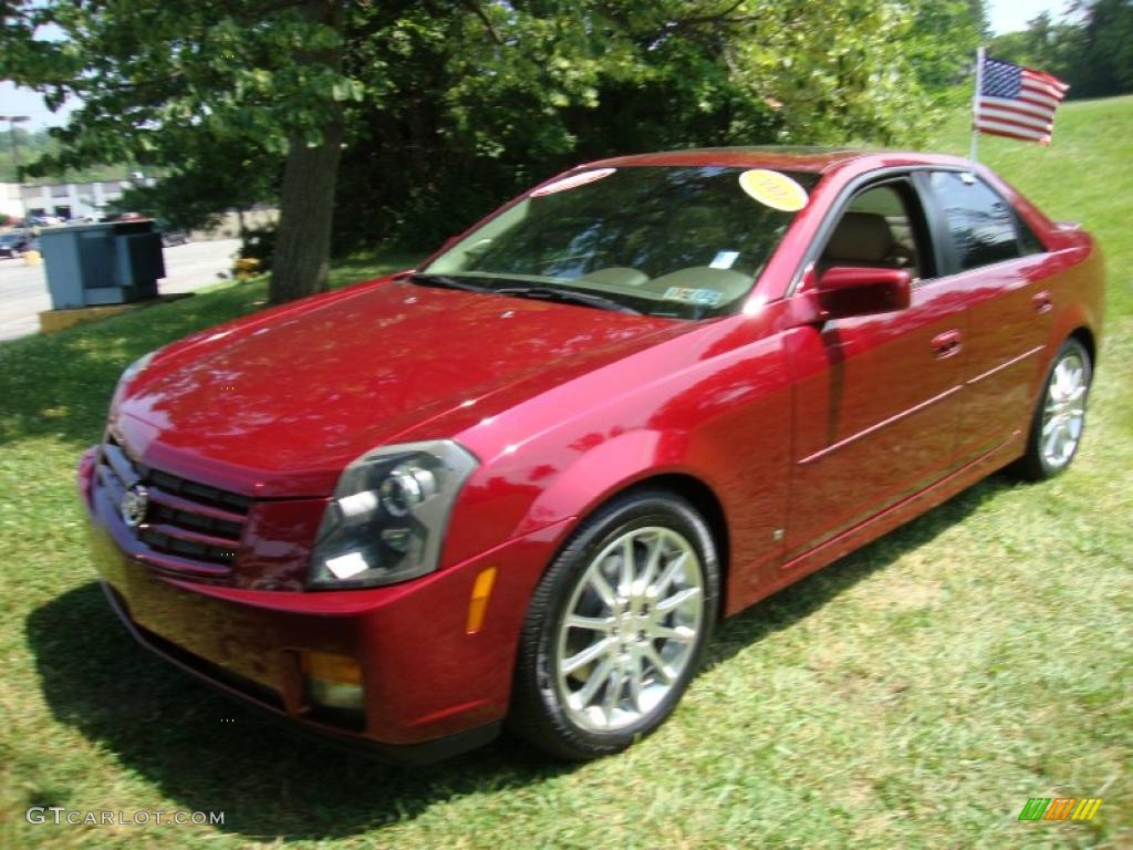 2007 CTS Sport Sedan - Infrared / Cashmere photo #2