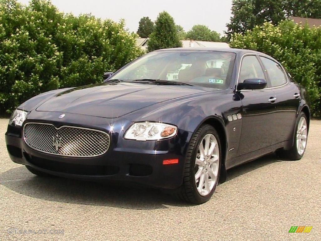 2008 Quattroporte Executive GT - Blu Oceano Metallic / Beige photo #2